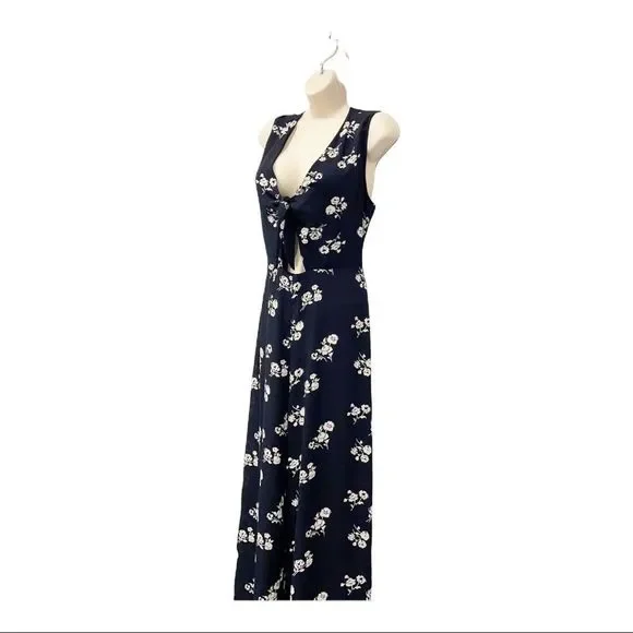 Blush Women Jumpsuit Floral Sleeveless Casual Wide Legs Black Size Med - Picture 6 of 10
